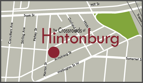 Map of Hintonburg